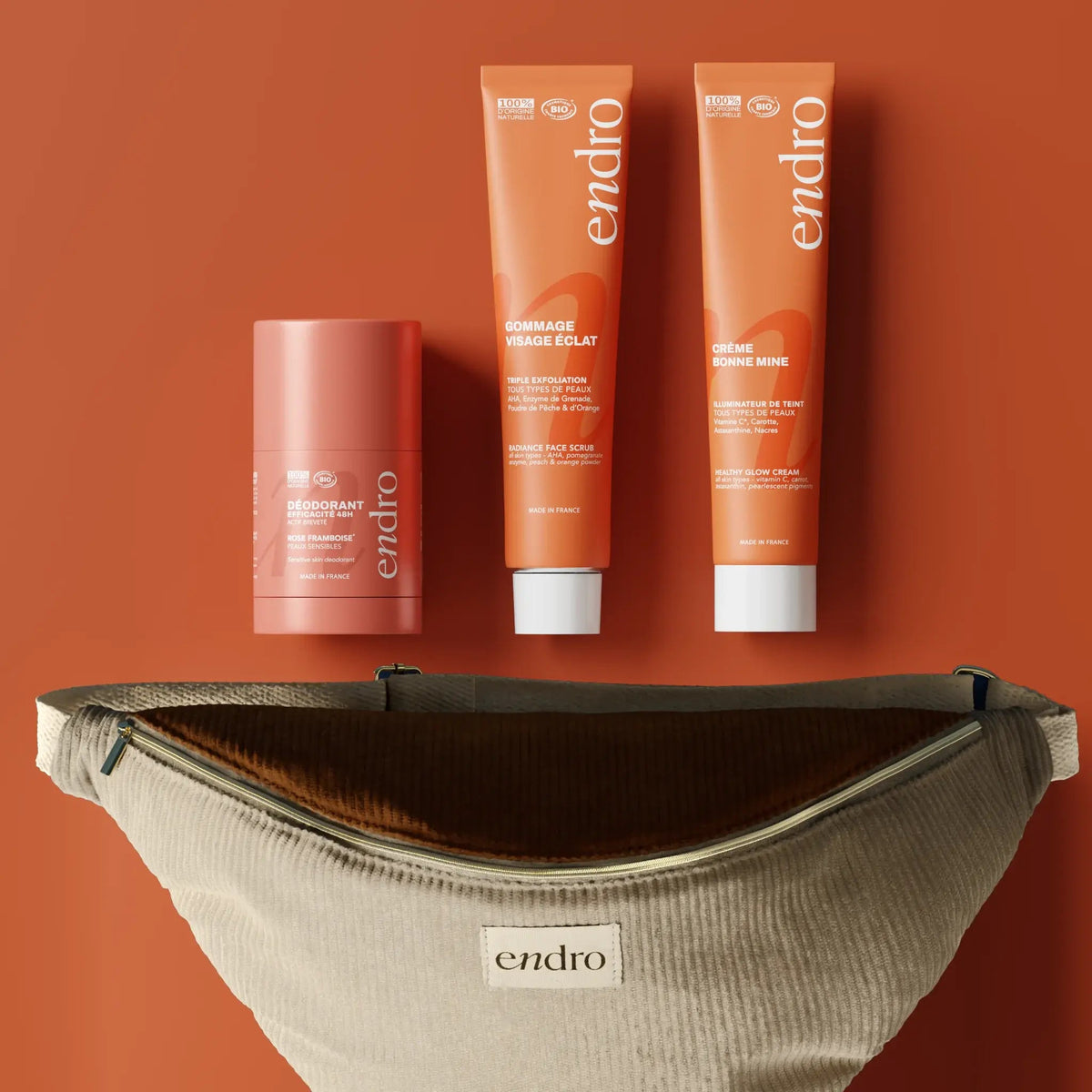 Banane Découverte - Orange Éclat - Endro Cosmetiques
