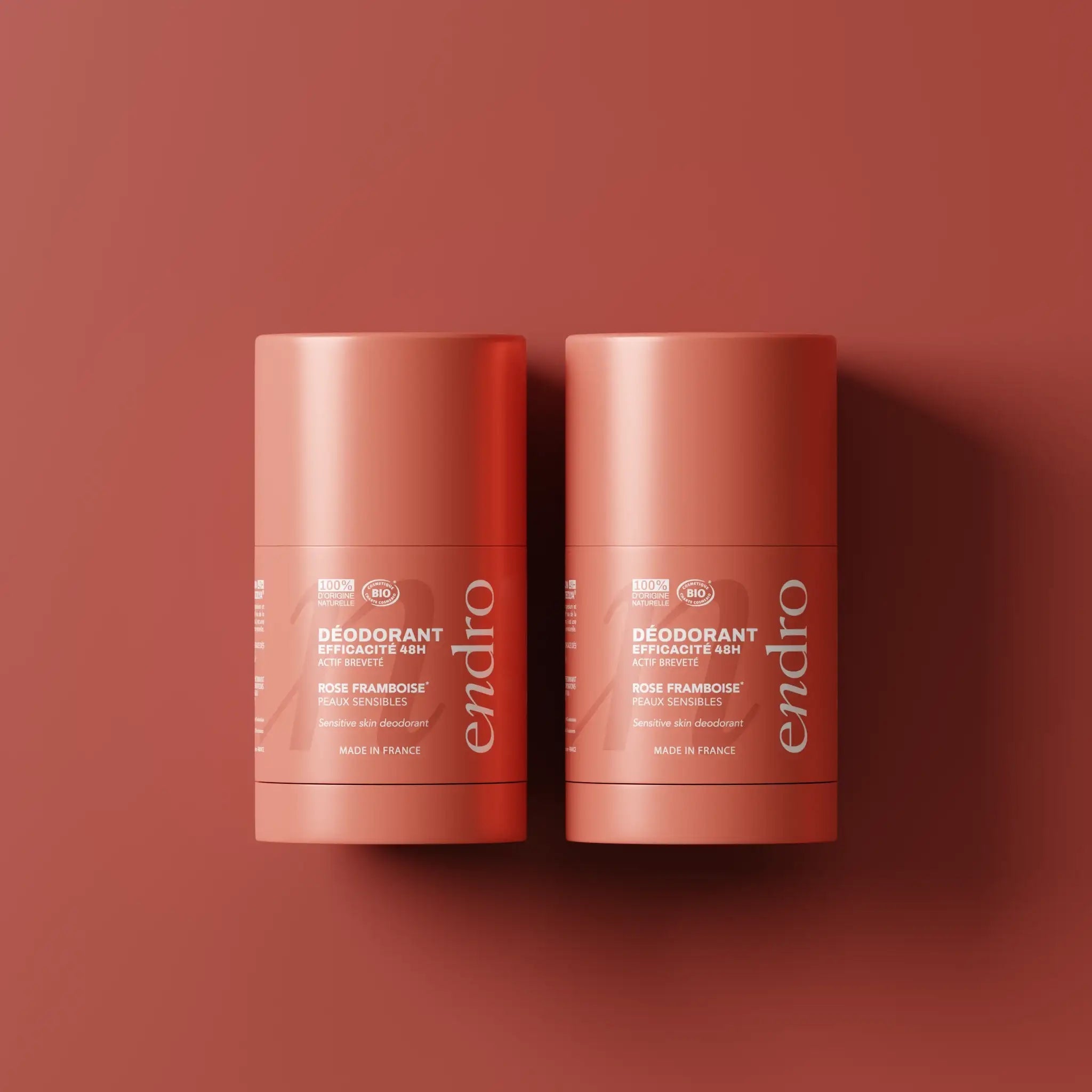 Duo déodorants stick rechargeables - Endro Cosmetiques