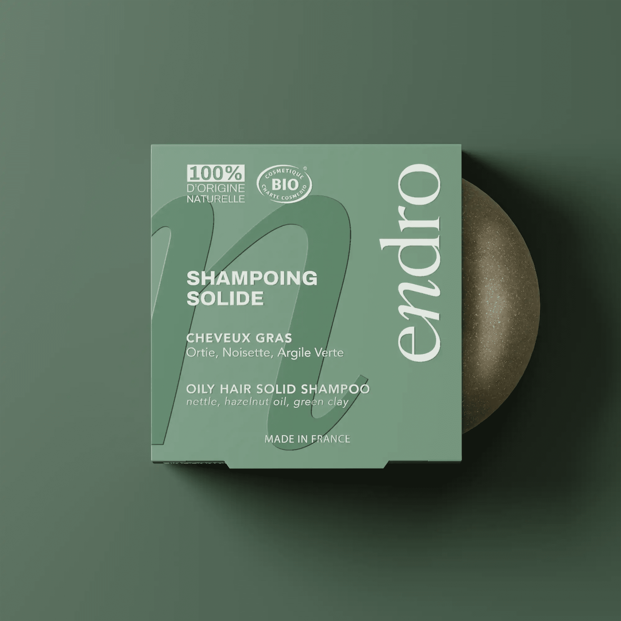 Shampoing Solide - Cheveux Gras - Endro Cosmetiques