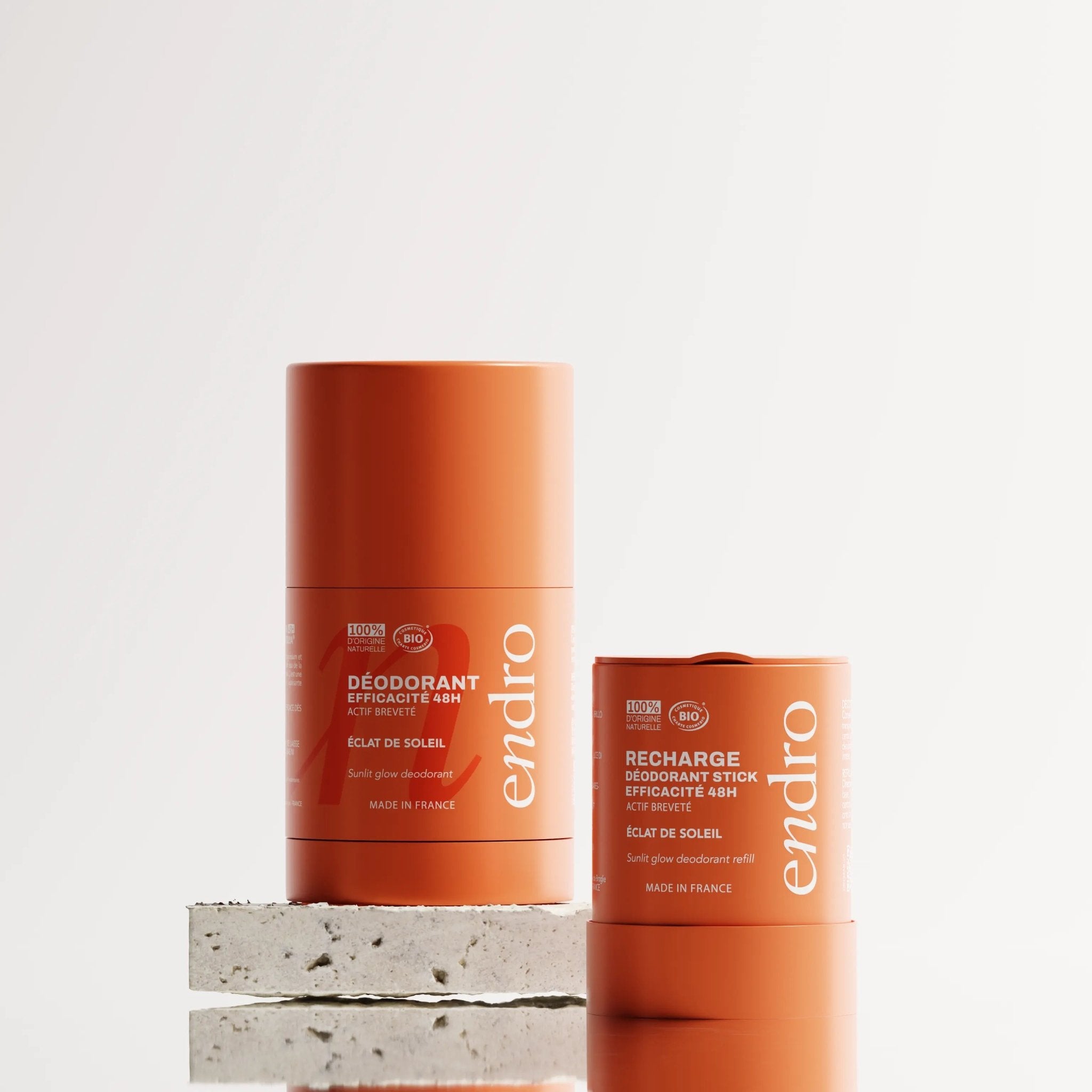Duo de déodorants stick rechargeables Endro