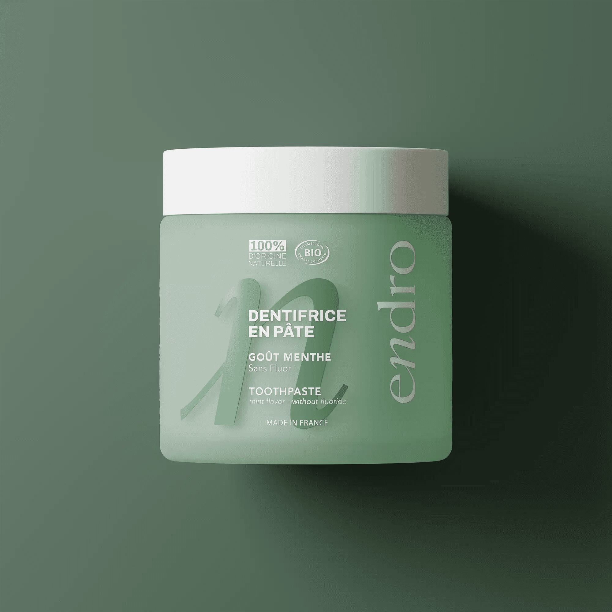Dentifrice En Pâte - Goût Menthe - Endro Cosmetiques