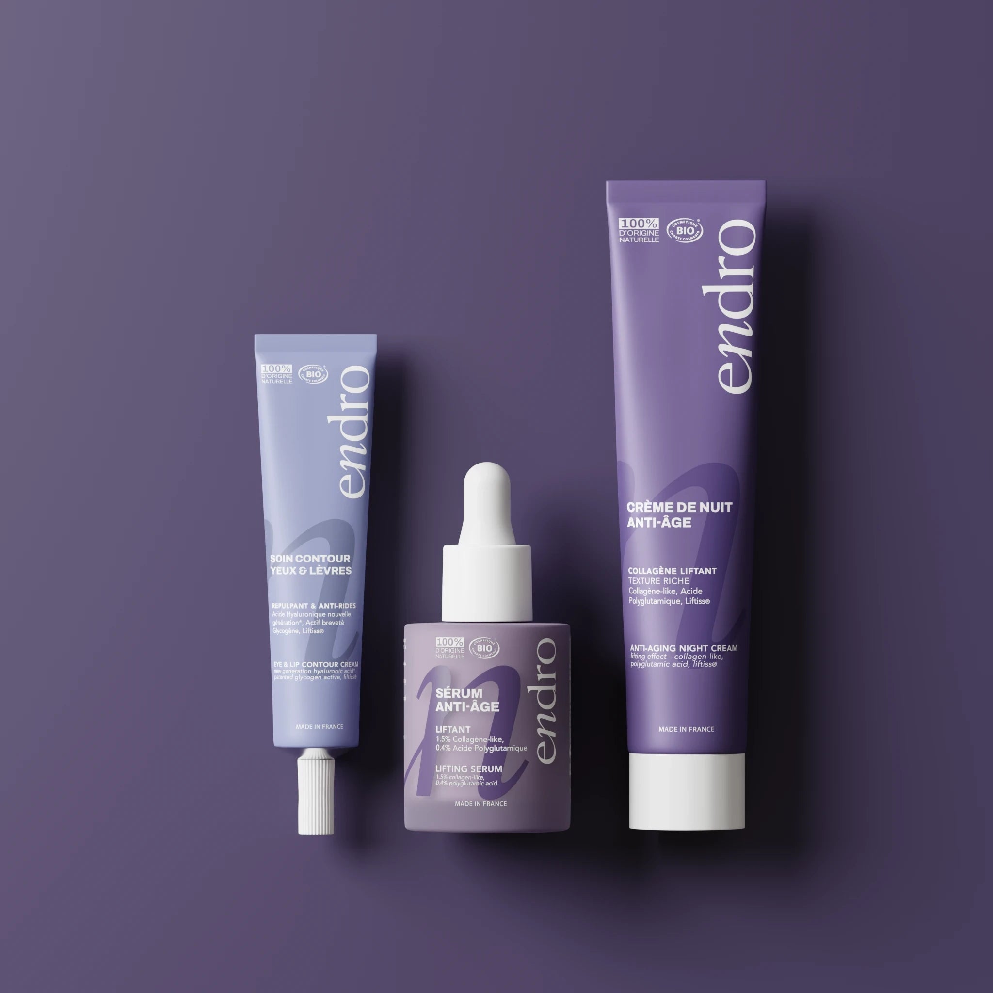 Routine Complète Anti - Âge Liftant - Endro Cosmetiques